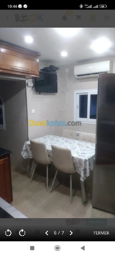 كراء شقة 4 غرف الجزائر القبة