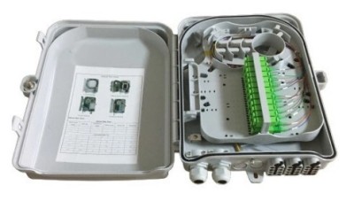 Fiber optic splitter distribution box 16-24 ports outdoor