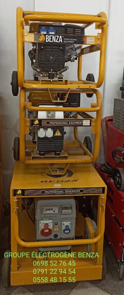 GROUPE ÉLECTROGÈNE BENZA 4.2KVA+5KVA+7KVA+13.5KVA