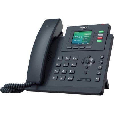 YEALINK T33G Téléphone IP SIP 4 comptes SIP écran couleur 2.3 pouces et 2 ports Ethernet Gigabit compatibles PoE.