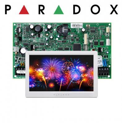 Pack alarme centrale PARADOX EVO192 avec clavier tactile Paradox TM70