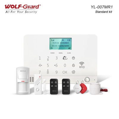 Kit Alarme Anti Intrusion Wolfguard MR1 Sans fil GSM + RFID 