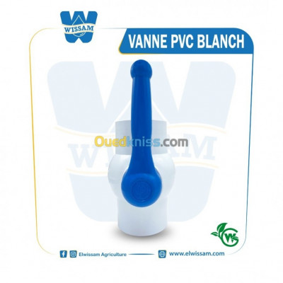 VANNE BLANCH PVC