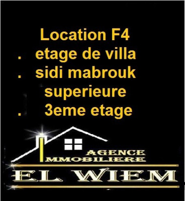 Location Niveau De Villa F4 Constantine Constantine