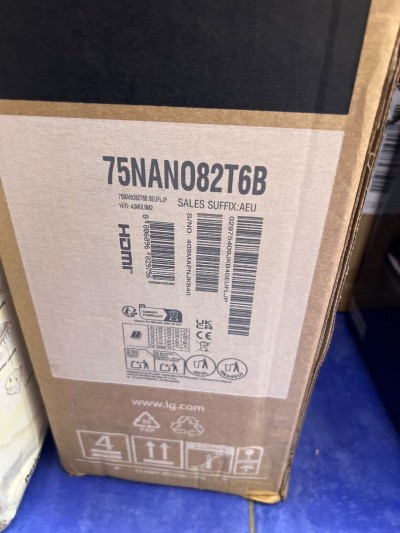 To lg 75 pouce nanocell 