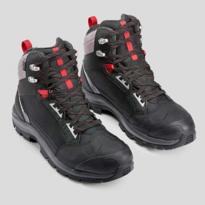 autre-chaussures-decathlon-chaudes-et-impermeables-de-randonnee-sh520-x-warm-homme-noir-rouge-ben-aknoun-alger-algerie