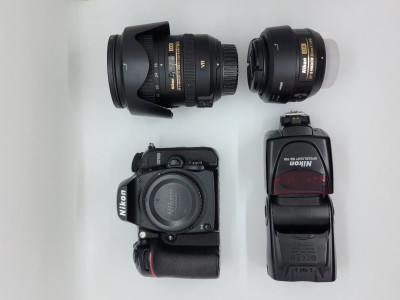 Nikon D7500 9k + 35mm+18-200+sb700