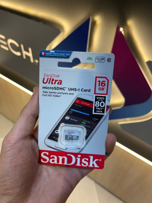 CARTE MEMOIRE SANDISK ULTRA MICRO SD Class 10 16GB 80 MB/S