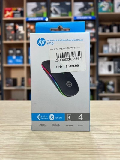 SOURIS HP SANS FIL W10 RGB