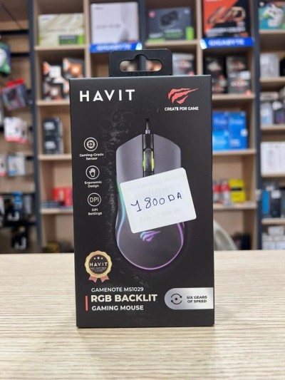 SOURIS GAMING HAVIT MS1029 RGB PROGRAMMABL
