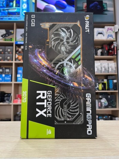 GPU PALIT GAMING PRO RTX 3070 8GB 3FAN BOX ( USED LIKE NEW )