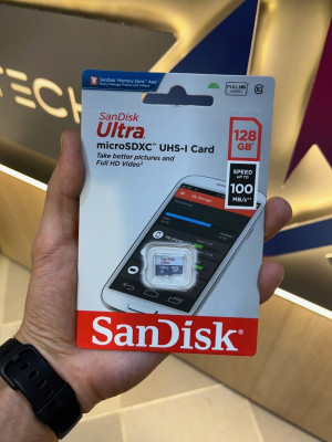 CARTE MEMOIRE SANDISK ULTRA MICRO SD Class 10 128GB 100 MB/s