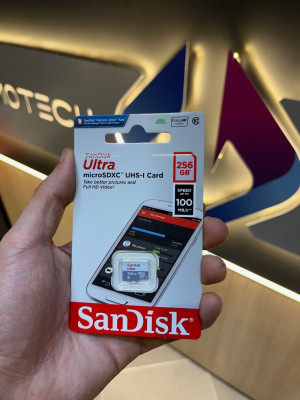 CARTE MEMOIRE SANDISK ULTRA MICRO SD Class 10 256GB 100 MB/S