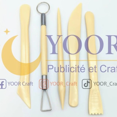 kit modelage 5pcs طقم نحت طين