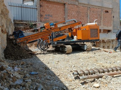 Travaux de blindage et de stabilité des talus