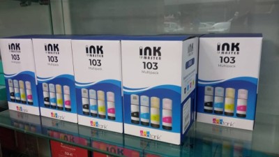 Pack Encre INKMASTER E103 - 4 Couleurs, Compatible EPSON EcoTank, Qualité Premium