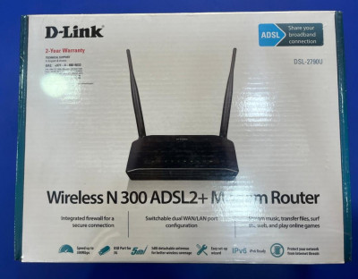 d-link DSL-2790U Modem Router Wireless N300 ADSL2+ 
