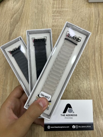 Bracelet Samsung Galaxy Watch 8 en silicone Magnétique 