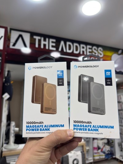 Power Bank MagSafe Powerology 10000mAh PD 20w et 15 w sans fil