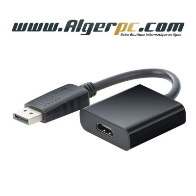 Adaptateur convertisseur DisplayPort vers HDMI