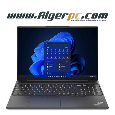 Lenovo Thinkpad E16 Gen 2 Ultra 5 125U/8Go/256 SSD/16" WUXGA/empreintes/CLAVIER AZERTY/Win 11 PRO