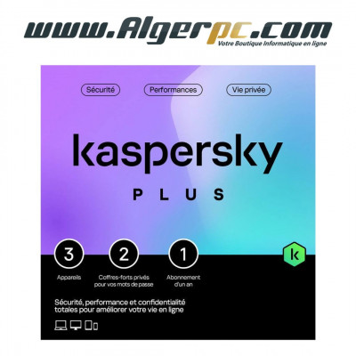 Kaspersky plus pour 03 postes