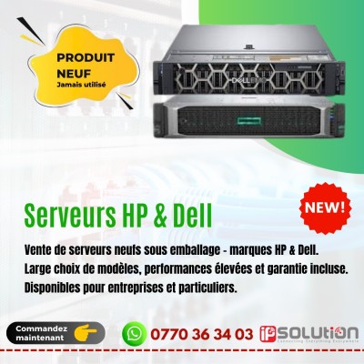 Serveurs rack & tour HP / Dell