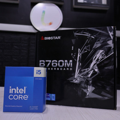 KIT UPGRADE PC BIOSTAR B760MXC PRO 2.0 + INTEL I5 14400F