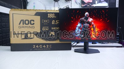 AOC 24G42E 24 pouces Full HD Fast IPS, 180 Hz, 1 ms, HDR10, Adaptive-Sync Gaming Monitor