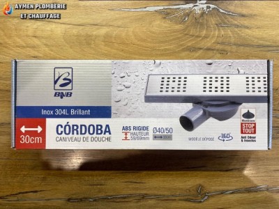 CANIVEAU DOUCHE STOP TOUT CORDOBA 30 BNB