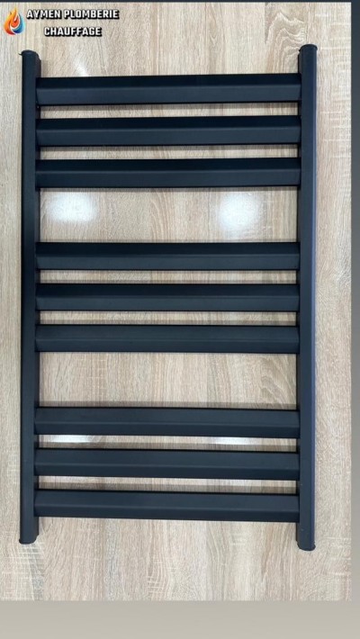 SECHE LINGE ALUMINIUM 800/450 NOIR EMKO