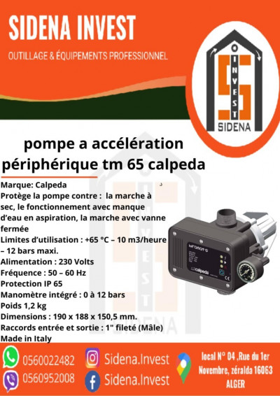 outillage-professionnel-regulateur-electronique-idromat-5-calpeda-zeralda-alger-algerie