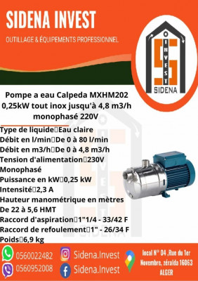 outillage-professionnel-pompes-multicellulaires-horizontales-monobloc-en-acier-inoxidable-mxhm-202-calpeda-zeralda-alger-algerie