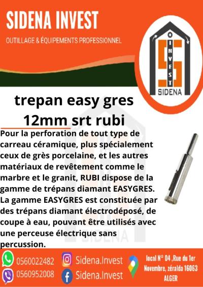 Trepan easy gres 12 mm SRT RUBI