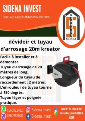 outillage-professionnel-devidoir-et-tuyau-darrosage-20m-kreator-zeralda-alger-algerie