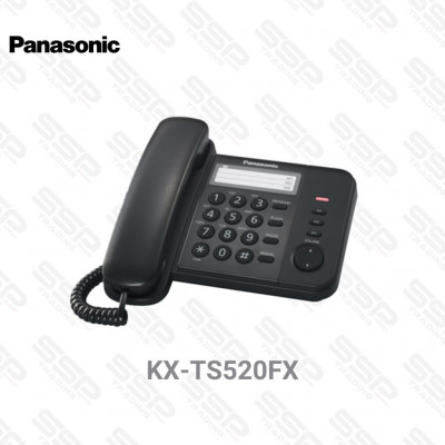 Téléphone analogique KX-TS520FX Panasonic  simple avec 3 buttons mémoires 