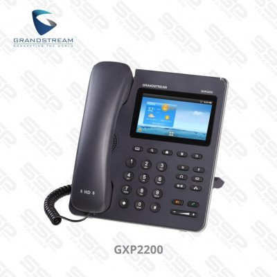 IP PHONE - 480 X 272 LCD, 6 SIP ,HD Voice, 2x10/100/1000, Android, PoE, 3 Touches programmables