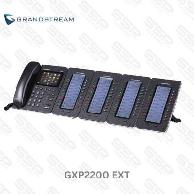 IP PHONE GRANDSTREAM GXP2200 avec extension, LCD Tactile, 6 SIP, 2x10/100/1000, Android, PoE