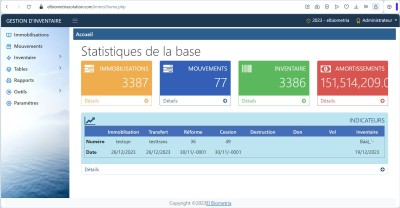 Logiciel inventaire immobilisation