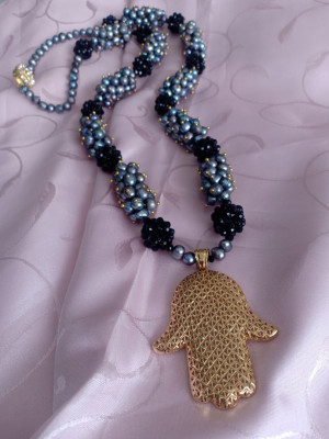necklaces-pendants-سخاب-من-الجوهر-الحر-والبلاكيور-mohammadia-alger-algeria