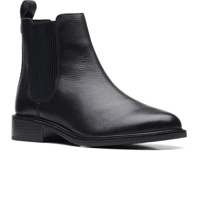 CLARKS Cologne Arlo Black Leather