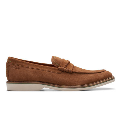 Clarks Atticus LTSlip Cola Suede