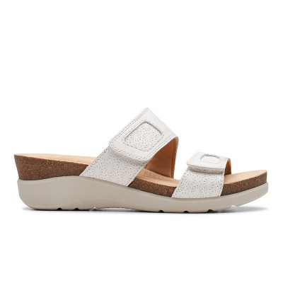 sandales-clarks-calenne-maye-white-leather-cheraga-alger-algerie