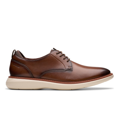 classiques-clarks-brantin-plain-dark-tan-lea-cheraga-alger-algerie