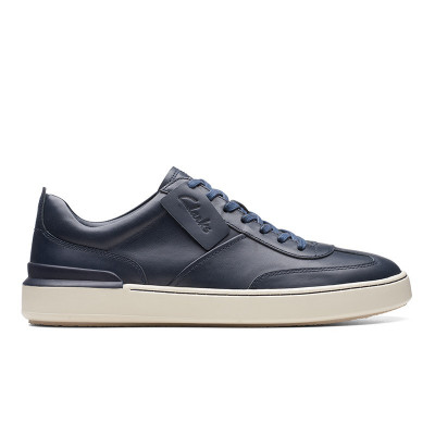 CLARKS CourtLite Mode Navy Leather