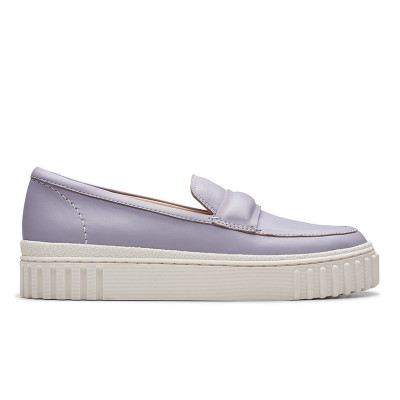 CLARKS Mayhill Cove Lilac Leather