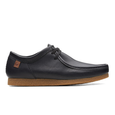 CLARKS Shacre II Run Black Leather