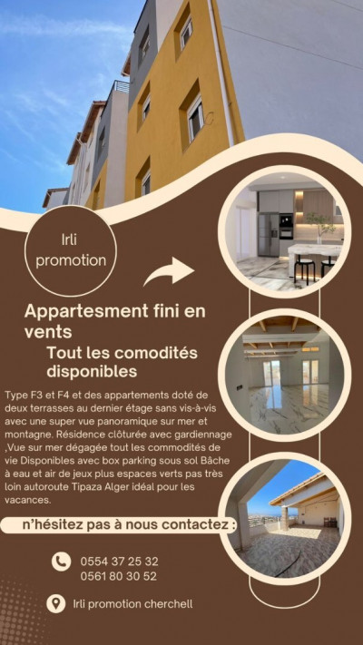 appartement-vente-f2-tipaza-cherchell-algerie