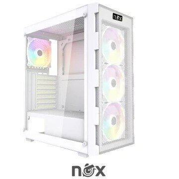 BOITIER NOX QUANTUM WHITE ARGB