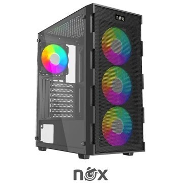 BOITIER NOX QUANTUM BLACK ARGB